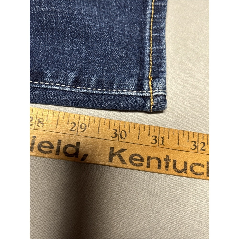 American Eagle Women Medium Wash Super Stretch Skinny Leg Denim Blue Jeans 2 Reg - Picture 16 of 16